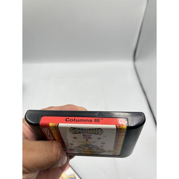 Sega Genesis Columns III 3 Revenge of Columns Complete w/Cartridge, Box & Manual - Picture 6 of 10